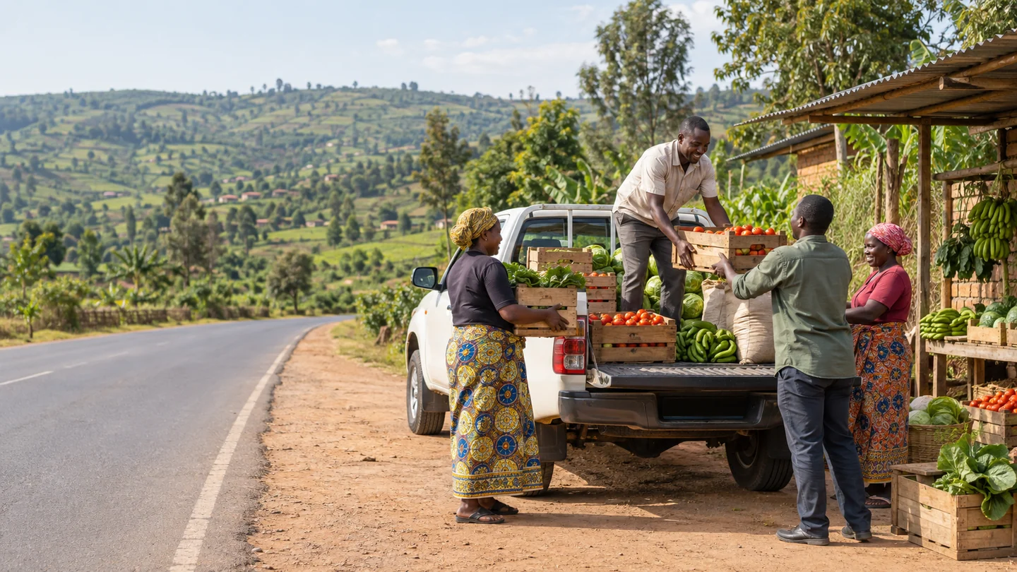 Gutwara umusaruro ku isoko · Igishushanyo